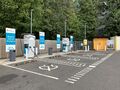 Electric vehicle charging point: Shell Recharge Breakspear Way 2025.jpg