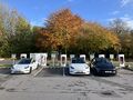 Electric vehicle charging point: Tesla Membury East 2025.jpg