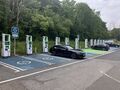 Electric vehicle charging point: GRIDSERVE EV hub Woolley Edge South 2025.jpg